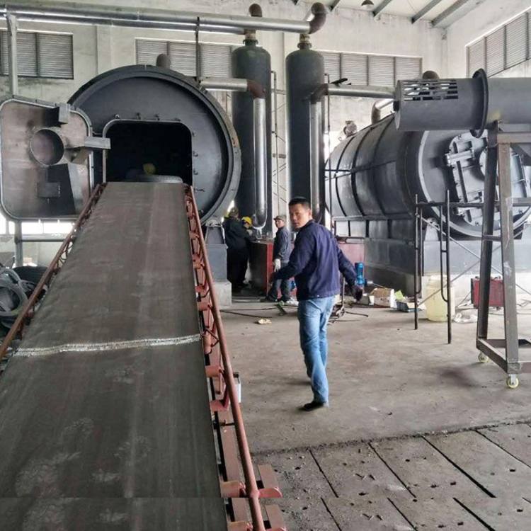 廢舊塑料煉油廢塑料煉油設備廢機油提煉柴油汽油油泥處理01.jpg